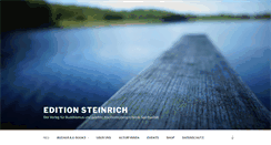 Desktop Screenshot of edition-steinrich.de